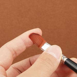 Paul Cézanne Nouveauté Ensemble de 12 pinceaux d'artiste en nylon pour éventail, manche en bois, formes variées, plats, pour <span class=keywords><strong>peinture</strong></span> à l'<span class=keywords><strong>huile</strong></span> et acrylique - Product Image 4