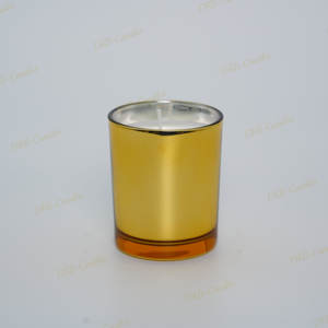 Maison Bougie Vente en Gros Verre Fleur Décorative Bougie Parfumée Luxe Cire De Soja Pot De Verre Bougie Parfumée - Product Image 1