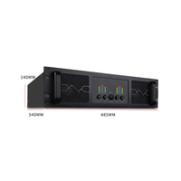 Amplificateur audio professionnel 4 canaux haute puissance, amplificateur Bluetooth en métal, haut-parleur de sonorisation, lecteur karaoké, rectangle, classe D