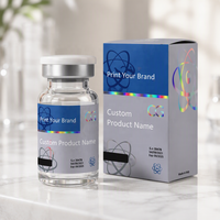 Étiquette et boîte personnalisées pour flacons injectables VS-381, nouveau design, 3 ml/10 ml/30 ml, pour flacons de peptides en verre de 3 ml
