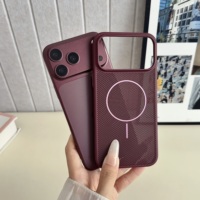 Casing Pendingin Disipasi Panas Bernapas untuk iPhone 12 13 14 15 16 17 18Pro Max, Mendukung Pengisian Daya Nirkabel, Magnetik, Berlubang Titik-titik