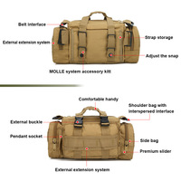 36-55L al aire libre táctico doble hombro combinación mochila multiusos camuflaje caza montañismo mochila de viaje