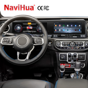 Nueva pantalla dual de 10.25 pulgadas para Jeep Wrangler JL, radio multimedia Android para automóvil, Carplay, navegación, unidad principal para automóvil, monitor, actualización. - Product Image 4