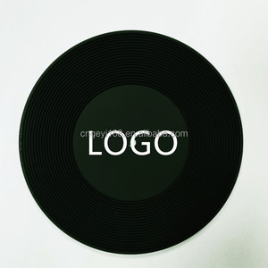 Wholesale Super Absorbent PVC Drink Coasters Personalized Plastic Cups Beer Coasters Soft Rubber Crafted Drinkware