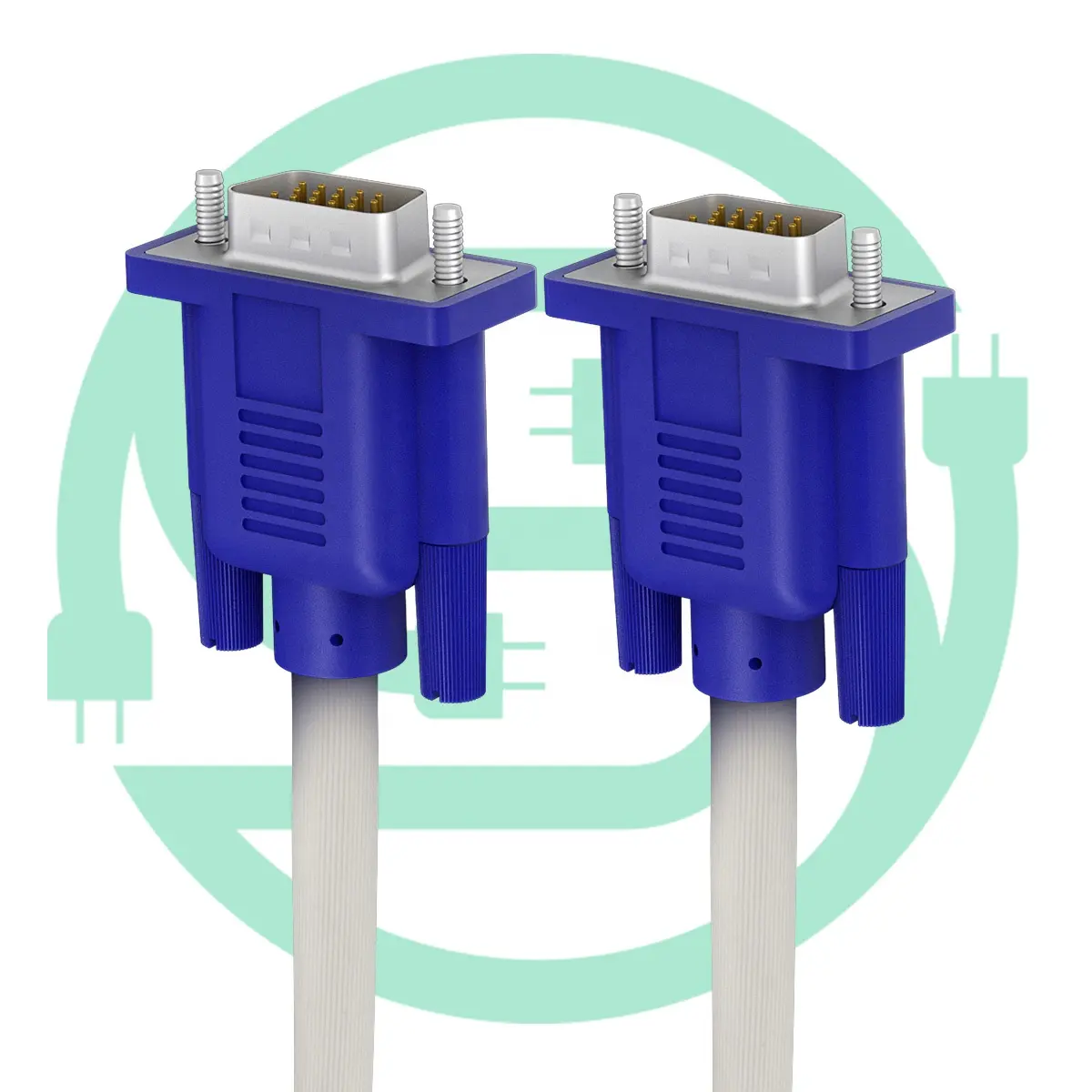 VGA 3+4 VGA to VGA Cable Male to Male Cable for Computer Monitor HDTV