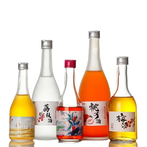 Botellas de Vidrio Vacías al por Mayor, Personalizadas, de Cuello <span class=keywords><strong>Largo</strong></span>, de 50 ml, 375 ml, 500 ml y 750 ml, para Bebidas, Alcohol, Licores, Vino, Transparentes y Esmeriladas - Product Image 1