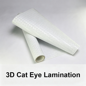 <span class=keywords><strong>Film</strong></span> de lamination à froid 3D effet œil de chat 110 microns, feuille PVC mate, brillante ou gaufrée pour affiches et décoration photo - Product Image 2