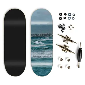 Holz fingerboard mit günstigen Preisen, Finger-Skateboard-Decks, Bestseller, kunden spezifisch, 28mm, 32mm, 34mm