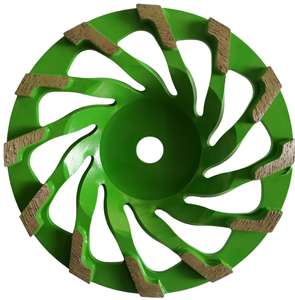 Disco Abrasivo <span class=keywords><strong>de</strong></span> Diamante Turbo Tipo Copa, 9 Segmentos, 180mm, Doble Capa, OEM para Amoladora <span class=keywords><strong>Angular</strong></span>, Hormigón y Piedra - Product Image 5