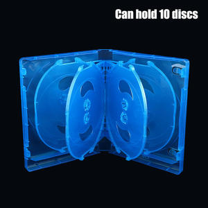 Factory Custom 10 Slot Double Sided CD DVD Storage Case Thickened <b>Plastic</b> <b>Disc</b> Box for Car Home Office Use Durable Lightweight - Product Image 6
