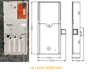 Acmeen Nhà Cung Cấp Nhà Máy RFID Locker Khóa Phòng Tập Thể Dục Tủ Điện Tử Khóa Cho Locker - Product Image 4