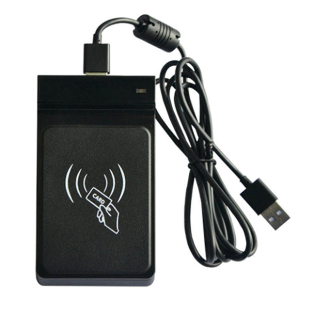 Smart USB 125KHz 13.56Mhz EM IC Plastic Desktop Proximity RFID Card Reader Read & Write Reader