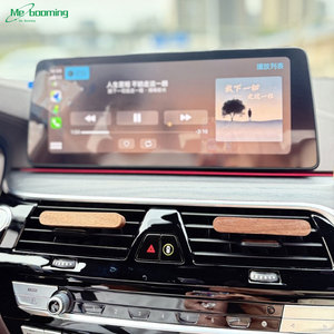 Penyegar Udara Mobil Aroma Diffuser Klip Ventilasi Kayu, Tempat Minyak Esensial Aromaterapi dengan Stik Diffuser Serat - Product Image 3