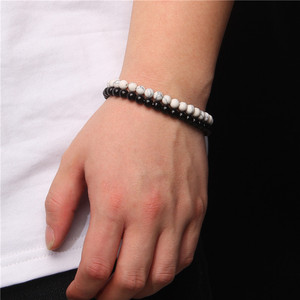 Pulsera de Cuentas Elásticas Hechas a Mano con Piedras Preciosas Naturales Genuinas, Cristal Curativo, para Hombre y Mujer - Product Image 3