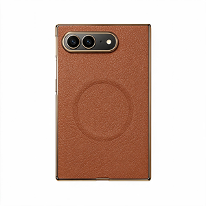เคสโทรศัพท์หนัง PU ลายลิ้นจี่แบบพับแม่เหล็ก ป้องกันการตก สำหรับ iPhone Ultra ขายส่งยอดนิยม รับสั่งทำจำนวนมาก - Product Image 1