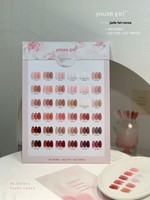 Excellent Coffret Cadeau d'Onglerie Nouvelle Collection Printemps/Été 2026 : Gel à Ongles Transparent Effet Jade Cacao 36 Couleurs pour Salon de Manucure