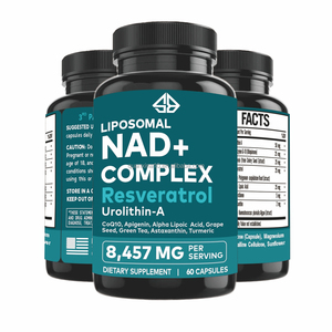 NAD+ คอมเพล็กซ์ สารสกัดสมุนไพรเสริมภูมิคุ้มกัน ชะลอวัย สำหรับผู้ใหญ่ สารต้านอนุมูลอิสระ เพิ่มพลังงาน 60 แคปซูล - Product Image 1