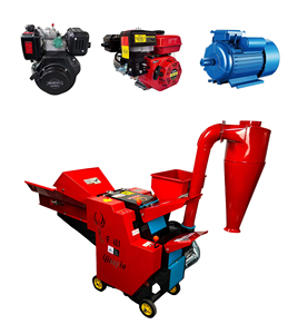 Thức Ăn Tự động hay rơm ủ chua cắt chaff máy cắt thức ăn chăn nuôi trang trại thức ăn gia súc cỏ Chopper Máy Nghiền 4800 kg/giờ - Product Image 2