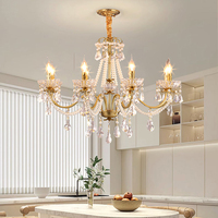Décoration de meubles modernes pour la maison, lampe suspendue en cristal, lampe de table, éclairage LED pour la pièce, lustre décoratif de luxe