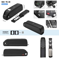 Batterie de vélo électrique Hailong de haute qualité 36V 48V 52V 10Ah 13Ah 15Ah 20Ah, pack de batteries lithium-ion 500W 700W 1000W avec chargeur