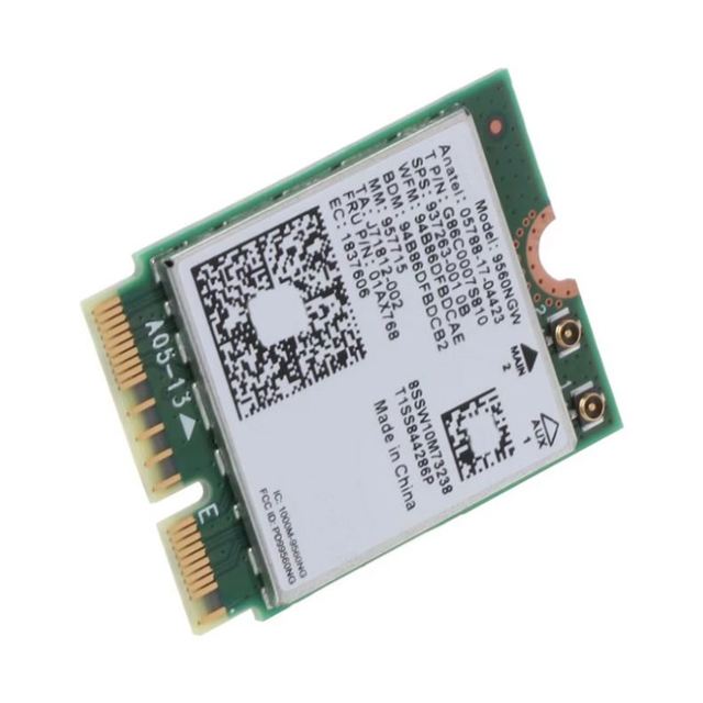 MLK Wireless Adapter Dual Band Wireless-AC 9260NGW 9260AC M.2 Interface 2.4G / 5G Dual-band BT 5.0 1733M WLAN Network Card