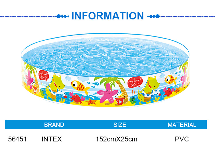 INTEX56451海中のプラスチック製スイミングプールビーチでの楽しみ