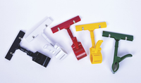Vente flash, clips d'affichage pour étiquettes de prix, clips publicitaires double face en plastique pour supermarché, petits clips pour étiquettes de prix