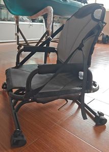 Kursi Lipat Putar 360 Derajat untuk Perahu Rangka Aluminium Kuat Kursi Kayak untuk Memancing Kano Berselancar Mengapung - Product Image 3