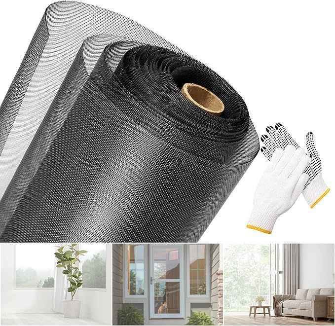 Window Screen With Net PP Nano Screen Net, Self-adhesive Household Screen Net, Dense Dustproof ...