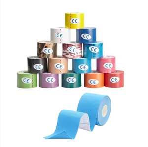 Plester Kinesiologi Berwarna, Plester Atletik Elastis, Pereda Nyeri, Penyangga Otot, Bernapas, Bebas Lateks, Plester Olahraga untuk Lutut dan Punggung - Product Image 6