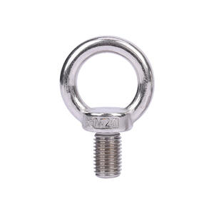 Tornillo para gafas de cabeza ovalada métrica autorroscante personalizado al por mayor pasador de tornillo de ojo de acero inoxidable/níquel con roscas M6/M3 - Product Image 3