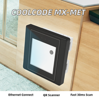 COOLCODE MX-MET 2D Scanner de codes QR à montage fixe avec détection automatique, capteur CMOS, garantie de 2 ans, résolution 640x480, imageur vert