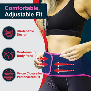 <span class=keywords><strong>Ceinture</strong></span> amincissante unisexe en néoprène FSPG, ajustable, <span class=keywords><strong>pour</strong></span> la perte <span class=keywords><strong>de</strong></span> poids, la combustion des graisses et la protection pendant la course à pied - Product Image 5