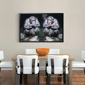 Hiện đại sang trọng áp phích in ấn, sơn dầu động vật kết cấu, tùy chỉnh phòng khách trang trí nội thất khuôn khổ - Product Image 3