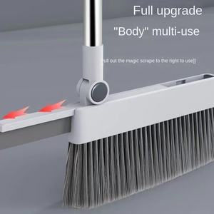 Ensemble <span class=keywords><strong>de</strong></span> balai et <span class=keywords><strong>pelle</strong></span> à poussière en plastique PP durable avec <span class=keywords><strong>pelle</strong></span> à ordures ménagères à poils souples - Product Image 3