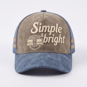 Gorra de Campamento Estructurada de 5 Paneles con Bordado 3D de Leopardo y Logotipo Personalizado de T&L Wholesale, Acabado Premium en Gamuza Sintética, OEM/ODM - Product Image 2