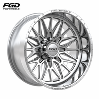 Jantes forgées polies FGD Deep Dish 8x6.5 5x139.7 8x170 22x12 24x12 24x14 26x12 26x14 26x16 pour F-250 F-350