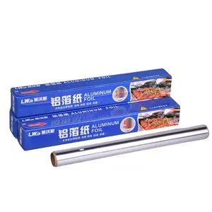 Household Kitchen Food Cooking Packaging 8011 Aluminum Foil Wrapping Paper Aluminum Roll Film For Barbecue