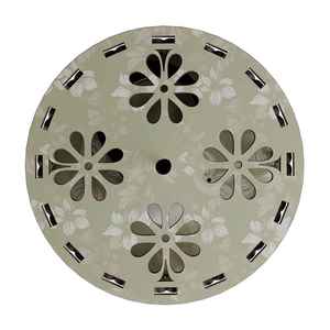 Modern invisible <b>ceiling</b> fan 13 inch BLDC motor LED <b>light</b> wood design energy saving side exhaust kitchen use - Product Image 5