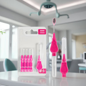 RICHSOURCE sikat Interdental Anti bakteri, sikat gigi Interdental lembut, bulu nilon, gagang plastik, penghilang plak efektif, gusi, warna - Product Image 4