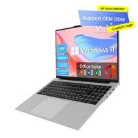 Laptop Aziendale da 16,1 Pollici Nuovo di Zecca, Corpo in Metallo, Windows 11, Processore Intel Quad-Core 1.7GHz, SSD, Display IPS, Fotocamera