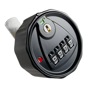 Cylindre de serrure à combinaison robuste à 4 chiffres, en laiton et acier, pièce de rechange pour boîte aux lettres, casier de gym ou armoire de rangement - Product Image 1