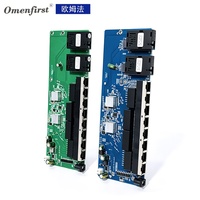 Switch Ethernet Gigabit 10 ports PCBA 10G, backplane non géré RJ45, DC12-24V, capacité 10G, 2 ports fibre SC avec sortie PoE, en stock