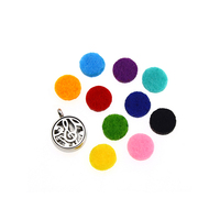 Collier diffuseur pour femmes, bijoux en acier inoxydable, or noir, 12 mm, huile essentielle, aromathérapie, pendentif de parfum