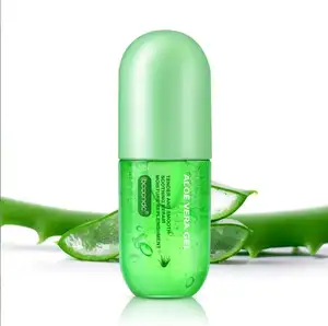 Pure Natural Aloe Vera Gel Acne Sun Repair Remover Treatment Moisturizing Anti Winkle Whitening Skin Capsule Aloe Gel