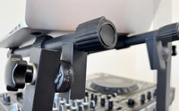 Support de contrôleur numérique pour lecteur de disques DJ, support de clavier pliable à double tube, support de clavier épais réglable, accessoires de support soudé ST022702