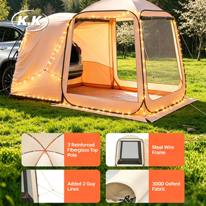 Tente de <span class=keywords><strong>camping</strong></span> portable Kawagebo Kamp (KK) pour hayon de SUV, installation facile, abri pop-up, auvent, gazebo - Product Image 2