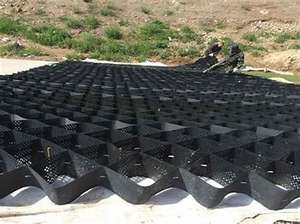 Géocell <span class=keywords><strong>en</strong></span> nid d'abeille HDPE durable pour l'aménagement paysager, fabriqué <span class=keywords><strong>en</strong></span> gros dans le Sichuan, conforme aux normes nationales, pour routes, montagnes et rivières - Product Image 2