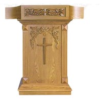 Atril de Madera para Iglesia, Muebles de Primera Calidad para Iglesia, Ceremonias Religiosas, Monasterios y Conventos