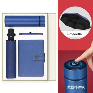 Ensemble cadeau sans MOQ, nouveauté 2023 : carnet A5 + gourde isotherme + clé USB + stylo + carnet A5 + haut-parleur + batterie externe - Product Image 6
